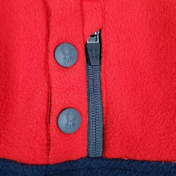 SPYDER QUARTER SNAP LONG SLEEVE JACKET - Picture 4 of 6